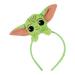 Disney Baby Yoda Green 3D Headband vh700598l One size fabric without gemstone.