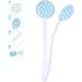 Long Handle Back Scrubber Body Brush with Massaging Tool and Lotion Applicator - Buy Online on GoSupps.com
