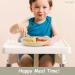 Lanjue 2 Pcs Silicone Baby Suction Plates | Non-Slip Divided Dishes for Toddler Self Feeding | Includes 2 Spoons | Fits Most Highchairs Trays - Buy Online on GoSupps.com