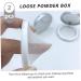 FOMIYES Flour Holder 2pcs Box Powder Box Plastic Containers Powder for Women Cosmetic Powder Cases Makeup Box Simple Miss - Buy Online on GoSupps.com