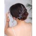 Deniferymakeup Bridal Hair Comb Sparkly Crystal Wedding Comb Bridal Hair Clip Colorful Hair Pin Party Wedding Hair Accessory for Brides (Blue) - Buy Online on GoSupps.com