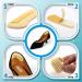 Massage Silicone Insoles | Non-Slip Shoe Cushions & Heel Inserts for Foot Protection - Beige 6mm - Buy Online on GoSupps.com