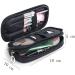 MLMSY Black Makeup Bag for Women - Multifunctional 2 Layer Organizer with Mirror & Beauty Brush Travel Kit - Buy Online on GoSupps.com