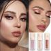 3-Piece Purple Champagne Liquid Sparkly Eyeshadow Sticks | Quick-Drying Golden Glitter Eyeliner | Waterproof Shimmer Eye Looks - 3 Set - Buy Online on GoSupps.com