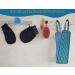 5 Pcs Loofah Back Scrubber with Exfoliating Gloves and Silicone Brush Set - Buy Online on GoSupps.com
