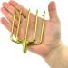SPEARFISHING WORLD Multi-Prong Trident Harpoon Spear Tip for Hunting - 5 Barbed Prongs for Speargun, Polespear, and Hawaiian Sling - Buy Online on GoSupps.com