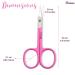 Stelone Premium Cuticle Scissors - Small Curved Stainless Steel Beauty Scissor for Women - Buy Online on GoSupps.com