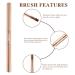5pcs Double-Ended Acrylic Nail Art Brushes Set - Rose Gold Nail Tools for DIY Manicure & Salon Quality 3D Nail Art Decorations - Buy Online on GoSupps.com