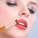 Lip Brush Reusable Lipstick Brush Makeup Brush Makeup Beauty Brushes Soft Travel Beauty Lip Brush Round Tip Silicone Lip Applicator Makeup Beauty Tool for Smoother and Fuller Lip Appearance Wood color - Buy Online on GoSupps.com