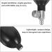 Operitacx 2Pcs Black Manual Inflation Blood Pressure Latex Bulb Set | Replacement Kit with Air Release Valve - Buy Online on GoSupps.com