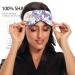 ALAZA Blue & Pink Butterfly Sleep Mask for Men and Women - Funny Blackout Cooling Eye Mask for Sleeping - Buy Online on GoSupps.com
