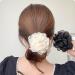 hgnxa Korean Meatball Head Hairpin Clip Head Female Headdress Camellia Elegant Temperament Hair Accessories Gray - Buy Online on GoSupps.com