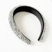 Sparkling Rhinestone Padded Headband - Silver Jeweled Hair Accessory for Women & Girls - Buy Online on GoSupps.com
