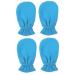 FRCOLOR 2 Pairs Exfoliating Hand Mask Gel Gloves Hand Spa Gloves Moisturizing Spa Hands Dry Hands Lotion Cotton Black Disposable Gloves Mositurizing Glove Care Bag Polyester Miss Skin Care
