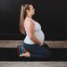 Zafuko Organic Water-Resistant Kapok Meditation Cushion - Burgundy/Blue - Buy Online on GoSupps.com