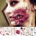 Halloween Temporary Face Tattoos For Kids Boys Girls Women Men 3D Scary Skull Skeleton Fake Tattoos Sticker For Adults Small Ghost Vampire Bat Pumpkin Spider Temp Transfer Tatoos Devil Terror Wound Injury - Buy Online on GoSupps.com