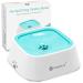 Lumoleaf water bowl for dogs 1l anti-schwapp Fressnapf dog on the way no spilling out leakage car trip drinking grip water dispenser for cats (aqua) aqua 1 l