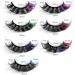 Beaupretty 7 Pairs Fake Eyelashes False Lashes Fake Lashes Cosmetic Lashes Cluster Lashes Curl Lash Clusters False Eyelashes Colored Lashes Chemical Fiber Extend European and American - Buy Online on GoSupps.com