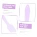 FOMIYES 100pcs DIY Face Cream Scoop & Mask Brush - Purple Plastic Mini Spoon for Skincare & Makeup - Buy Online on GoSupps.com