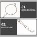 CIYODO 1 Set Parrot Anklet Parrot+Ring+Foot Bird Harness Parrot Foot Ring Bird Leash Conure Stainless Steel 23X4X0.1cm Silver - Buy Online on GoSupps.com