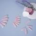 Long Coffin Press on Nails 3 Pack (72 PCS) with Glue Sticker and File - Full Cover Fake Nails for Women, Girls, Teens - Purple Pink Blue Ballet False Nails - Buy Online on GoSupps.com