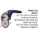 Martelli Rotary Cutter Blades (45mm  5 Blades) Original Version - Buy Online on GoSupps.com