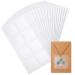 360 Pieces Necklace Chain Adhesive Pouch for Necklace Display Cards Necklace Chain Pocket Jewelry Bags for Selling Necklace Packaging Plastic Loose Chain Pockets Clear Necklace Chain Holder