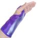 Hand Wrist Support Brace Splint for Carpal Tunnel Sprain Strain Arthritis Stabilizer (Purple S-M (Left)) S-M (Left) Purple