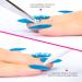 Teenitor Rhinestone Resin Glue Kit - 8ml Gem Gel, 3 Nail Brushes, Wax Pen, Tweezers - Nail Art Decoration Tools (UV/LED Cure) - Buy Online on GoSupps.com