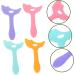 Angoily 4pcs Eyeliner Eyeshadow Silicone Molds Makeup Tools Eye Makeup Lipstick Wearing Aid Miss Wing Baffle - Buy Online on GoSupps.com