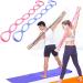 MAIEY Silica Gel Exercise Bands Resistance with Handles 7 Ring Loop Stretch Rubber Resistance Band for Home Workout Ultra Durable Non-Snap Design Ideal for Fitness Physical Therapy Recovery - Buy Online on GoSupps.com