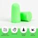 Super 31 Ultra Soft Foam Earplugs 60 Pair - 31 db Noise Reduction, Comfortable for Travel, Studying, Sleeping, Snoring, Concerts, Work, Construction - Green - Buy Online on GoSupps.com