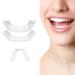 Wttfc 2 Pairs Dentures, Temporary Denture, Cosmetic Denture Temporary Dentures for Upper and Lower Jaw for Men and Women with Box