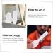 Coolhiya 20-Pack Prison Toothbrush with Spoon | Mini Soft Grip Travel Toothbrush | Ideal for Prison Needs - White Plastic - Buy Online on GoSupps.com