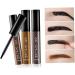 HAPINARY 3pcs Gel Brow Pencil Eye Brow Gel Makeup Pen Coffee - Buy Online on GoSupps.com