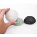 Xfacio Labs Konjac Sponge Set Of 3 Exfoliating Facial Sponges-Natural Cleaning Sponge-White-Activated Bamboo Charcoal-Green-Vegan-Better Than Loofah For Cleansing Face From Xfacio Labs - Buy Online on GoSupps.com