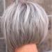 RENERSHOW Layered Bob Short Gray Wig for Women - Synthetic Natural Haircuts, Cute Straight Pixie Bob Style, Mixed Gray with Side Part - Inverted Grey Bob Wig - Buy Online on GoSupps.com