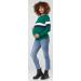 Zeta Ville Maternity Nursing Zipped Sweatshirt Striped Jumper 1110 - Dark Green - Size 8 - Buy Online on GoSupps.com
