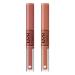 NYX PROFESSIONAL MAKEUP Shine Loud Long-Lasting Liquid Lipstick with Clear Lip Gloss - Pack of 2 (Magic Maker Goal Crusher) Pack Of 2 (Magic Maker & Goal Crusher)