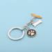 Ensianth Dog Keychain - Perfect Gift for Dog Lovers | Puppy Paw Print Keyring for Dog Owners | Ideal for Moms & Dads - Buy Online on GoSupps.com