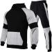 Hanxiulin Men's Jogging Suit - Polyester Hooded Sweatshirt & Sportswear 3XL Black Running & Fitness Clothing - Buy Online on GoSupps.com