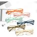 Cojwis 6 Pack Blue Light Filter Reading Glasses for Men & Women - Spring Hinge UV Protection 1.50x Magnification - Stylish 6 Color Mix - Buy Online on GoSupps.com