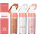 Highlighter Powder Stick Makeup Face Glitter: 3PCS Polvo De Hadas Body Glitter Shimmer & High Gloss Blush Contour Powder Brightens - Smooth Sparkle Patting Powder for Face Eyes Lips Hair Body Glow