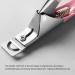 Nail Tip Clipper False Nails Cutter Stainless Steel Manicure Tool with Ergonomic Handle for DIY Nail Art and Salon Use - Buy Online on GoSupps.com