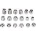 Syrisora 18 Pieces Viking Hair Beads Stainless Steel High Hardness Perfect Size Simple Design Wide Application Dread Beads - Buy Online on GoSupps.com