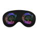 Bonsai Tree in Circle Sleep Mask Eye Cover for Sleeping Blindfold with Adjustable Strap Blocks Light Night Travel Nap for Men Women