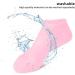 Silicone Gel Moisturizing Socks for Dry, Cracked Feet | Spa Foot Care Waterproof Socks | Fits US Size 6-9 | Pink - Buy Online on GoSupps.com