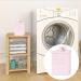 Laundry Powder Tin With Scoop Washing Powder Storage Container Metal Washing Powder Storage Box Container Laundry Room Accessories For Detergent Storage (201611.7cm) Joberio Pink - Buy Online on GoSupps.com