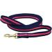 Hy Soft Webbing Lead Rein without Chain - Navy/Red - 2m - Buy Online on GoSupps.com