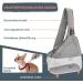 Nasjac Pet Dog Belt Conveyor - Adjustable Padded Travel Bag for Dogs Under 4kg - Breathable Mesh & Washable Design - Buy Online on GoSupps.com